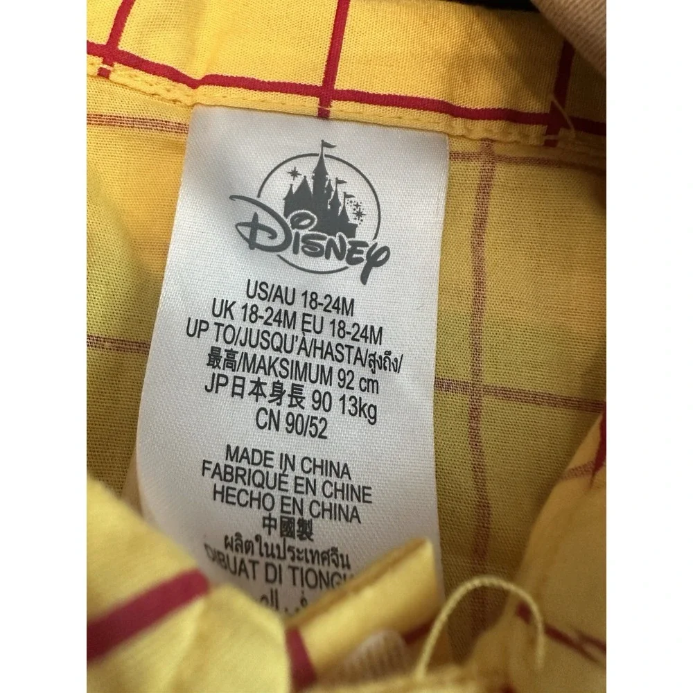 *Disney Park Toddler Toy Story‎ 3 Piece Woody Costume Size 18-24 Months